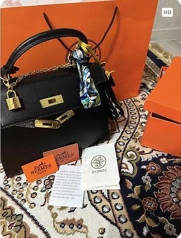 наружный чехол: 🖤 Hermès Kelly (black) Элегантная икона стиля, которая никогда не — 1