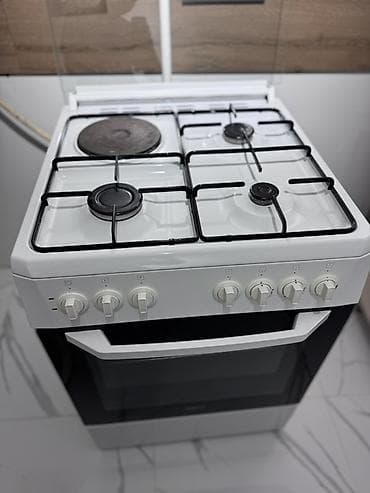 Кухонные плиты и варочные поверхности: Beko, Комбинированная, Механическое, Напольная — 1