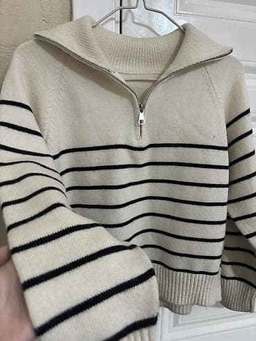 Личные вещи: Кофта, С молнией на воротнике, Осень-весна, S — 2