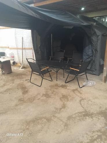 детский велик трехколесный: Большая кемпинговая палатка с мебелью и спальными местами - — 1