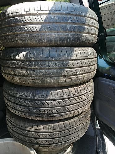 getz: Комплект летних шин 175/65/14, почти новые, протектор жирный — 1