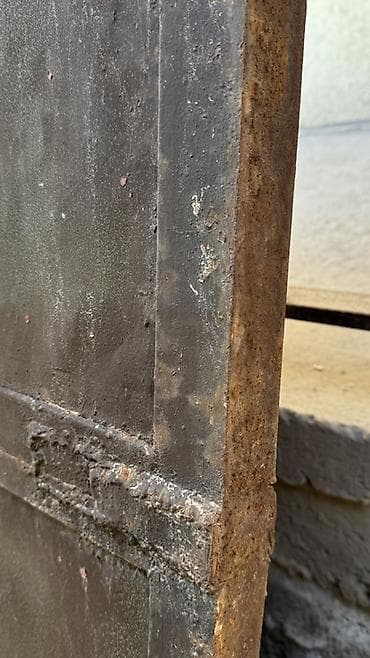 Распашные ворота: Металлические створки ворот с калиткой (комплект). Демонтирован — 4