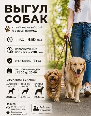 коне корсе: Услуга: выгуливание собак с любовью и заботой о вашем питомце. Что — 1
