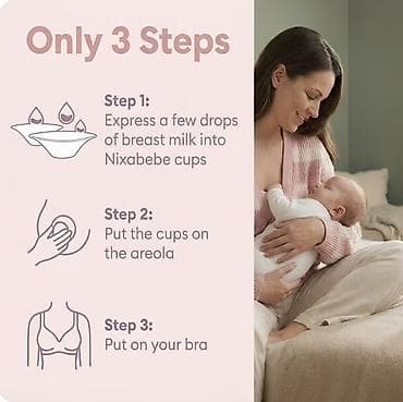 Детский мир: Серебряные накладки для груди Nissabebe Silver Nursing Cups при — 6