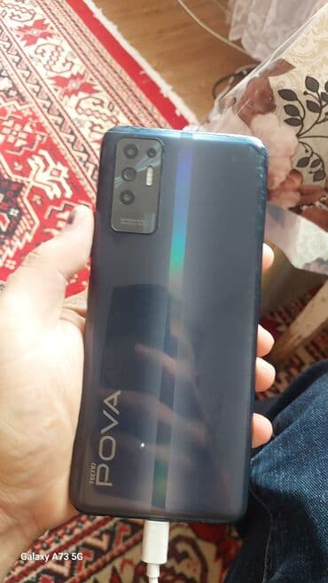 Tecno Pova, Б/у, 128 ГБ, цвет - Серый, 2 SIM