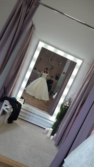 прокат костюмов национальных: Свадебное платье, цвет - Айвори — 1