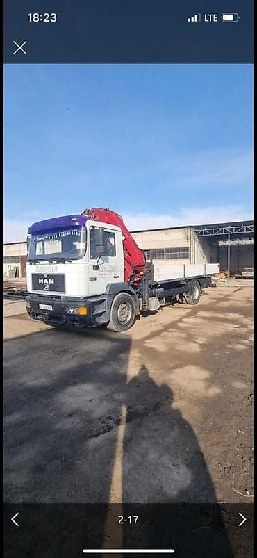 Ман сатылат баасы 37000 $ 1998 ж кран 7 тонна узундугу 9 метр Баары — 1