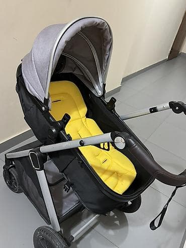 Коляски: Коляска, цвет - Серебристый, Б/у — 4