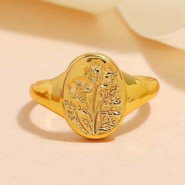 свадебные платья для покрытых: Элегантное кольцо-перстень с утончённым растительным узором. Идеально — 4