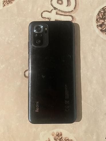 кулер на телефон: Redmi, Redmi Note 10, Б/у, 128 ГБ, цвет - Черный, 2 SIM — 1
