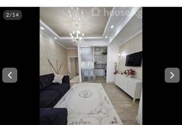 квартиры посуточно в бишкеке в районе филармонии: 3 комнаты, 77 м², Элитка, 10 этаж — 16