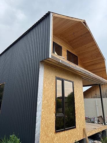 Техника и электроника: М2-400$. Каркасный дом - Конструкция: каркас на металлических — 2