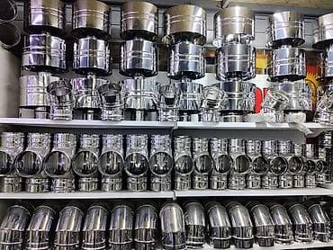 Дымоход для твёрдотопливного котла, Материал: Нержавейка, Конструкция: Сэндвич