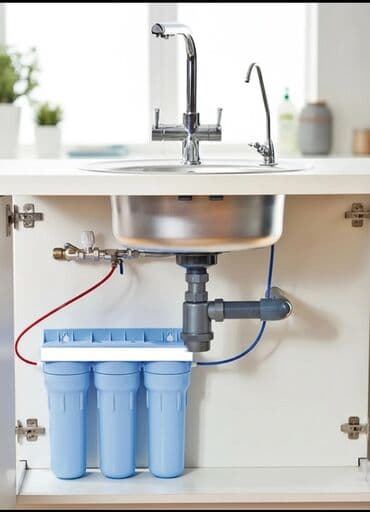 Фильтр для питьевой воды, Кол-во ступеней очистки: 3, Бесплатная установка, Объем бака: Другой объем бака, Тип очистки: Другой тип очистки, Бренд: Другой бренд