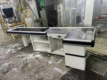 стол раздвижной: Кассовый стол Кассовый бокс кассовый стол с лентой Длина 3.50м Ширина — 5