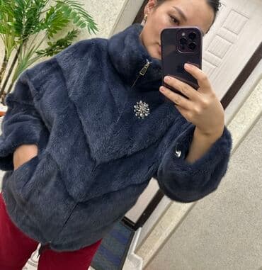 теплый и удобный: Шуба, Норка, Короткая модель, M, L — 3