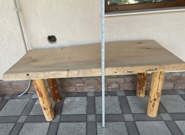 стеллаж для растений: Скамейка Дерево, Без спинки, Без крыши — 1