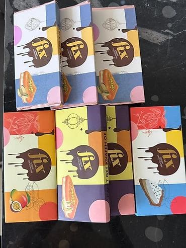 молочный шоколад: Набор плиточного шоколада Fix Dessert Chocolatier (ОАЭ) Что внутри: - — 4