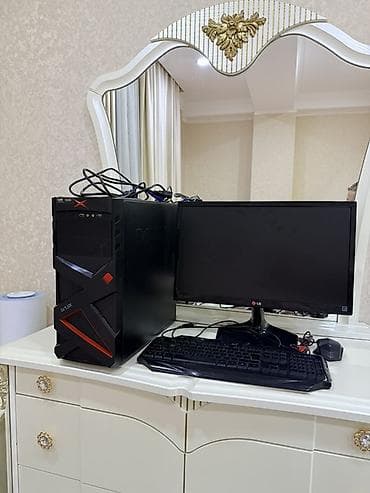 мониторы для работы: Комплект офисной мебели, Б/у, цвет - Черный — 3