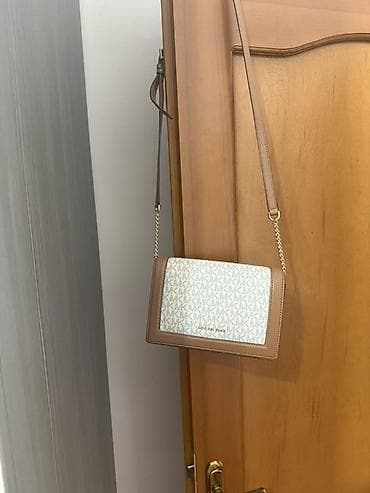 michal kors: Классическая сумка, Michael Kors, Материал: Комбинированный материал, Застежка на магните, Женские, Б/у — 1