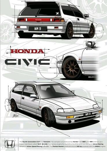 газ оборудование на авто: Honda Civic: 1990 г., 1.4 л, Бензиновая, Хэтчбэк — 1