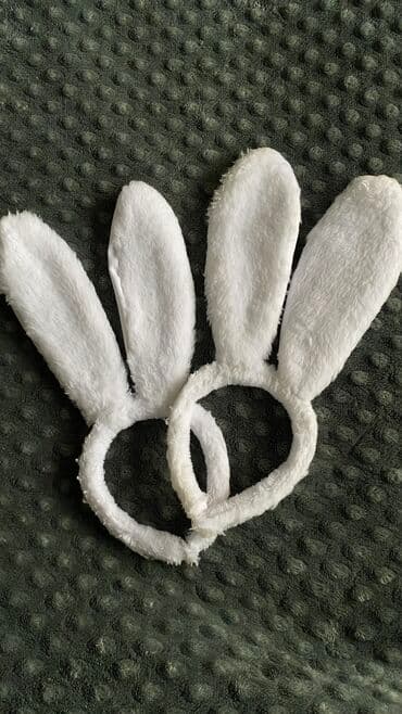 нан жапкыч: Заячьи ушки, использовались один раз, две штуки отдам за 200 с — 1