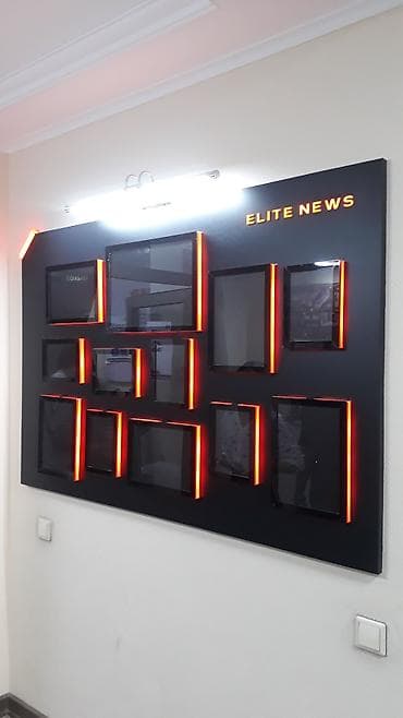 Басып чыгаруу: | Көрнөктөр, Лайтбокстор, Табличкалар, | Монтаждоо, Демонтаждоо, Дизайнды иштеп чыгуу — 9