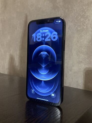 купить бу телефон дешево: IPhone 12 Pro, Б/у, 128 ГБ, Графит, 80 % — 2
