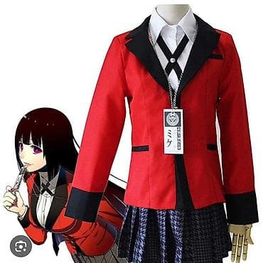 школьный: Косплей-костюм школьной формы из аниме Kakegurui (Юмеко Джабами) — 1