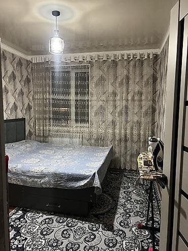 бишкек салон: 3 комнаты, 62 м², 105 серия, 1 этаж, Свежий ремонт — 10
