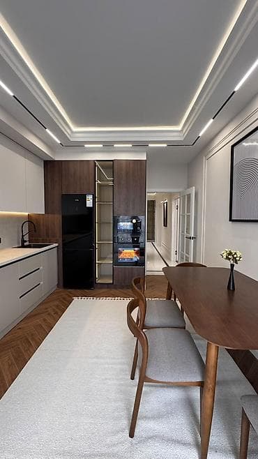 Квартиры: 3 комнаты, 100 м², Таш-Рабат ТРЦ Элитка, 13 этаж, Свежий ремонт — 3