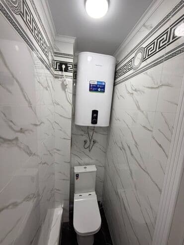 купить квартиру под самоотделку в бишкеке: 1 комната, 42 м², Элитка, 12 этаж, Евроремонт — 3