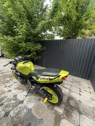 tekken 300 мотоцикл: Kavasaki zx6r - Яркий лаймовый окрас - Двигатель рядный, жидкостное — 4