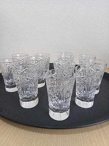 Идиш-аяк: Продаю стаканы разного вида. Шесть стаканов и кувшин ёмкостью 1,2 — 3
