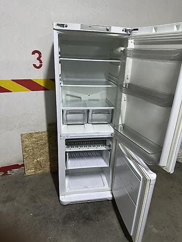 квадратный аристон: Холодильник Hotpoint Ariston, Б/у, Двухкамерный, De frost (капельный), 60 * 170 * 60 — 3