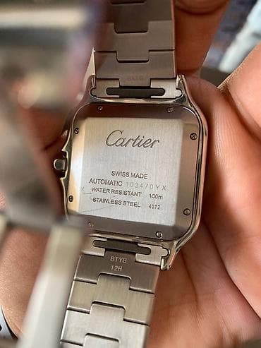 золото срочно: Классические часы часы, Cartier, Швейцария, Водонепроницаемые, Мужские, Б/у — 4