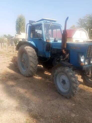 трактор беларус 82.1 цена бишкек бу: Трактор Беларус (МТЗ), с кабиной, синий цвет. Основные характеристики — 3