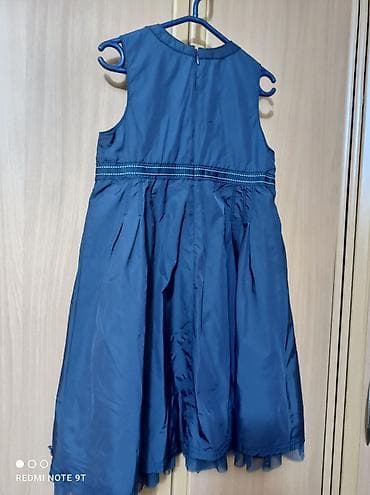 Платья: Детское платье, цвет - Синий, Б/у — 2