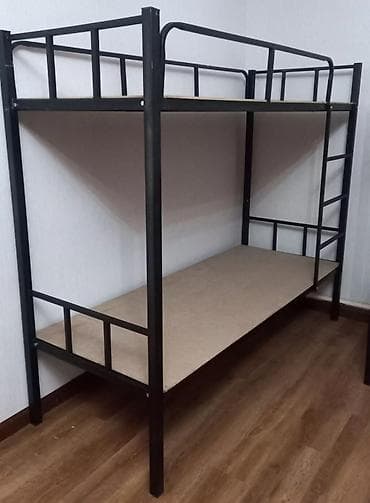 кресло диван детский: Двухъярусная металлическая кровать - Прочная сварная рама из — 4