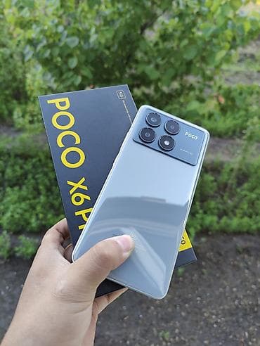 Poco X6 Pro 5G, Б/у, 512 ГБ, цвет - Серебристый, 2 SIM