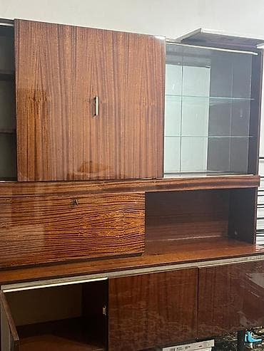 Стенка-шкаф, Тип стенки-шкафа: Горка, Для зала, Особенности: Для хранения посуды