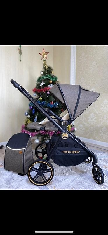 tech deck: Детская коляска I-Ning Baby с регулируемым капюшоном и вместительной — 1