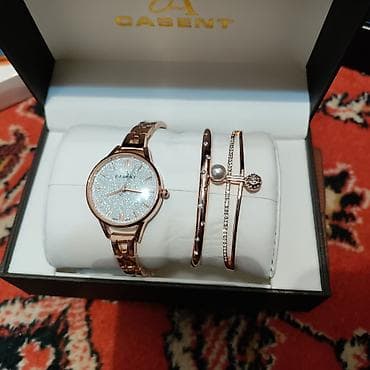 Браслеты: Набор CASENT: женские часы + 2 браслета - Бренд: CASENT (фирменная — 1