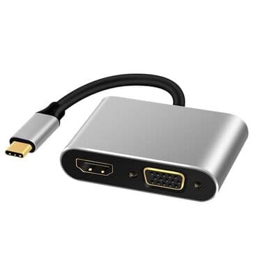 кабель vga на hdmi: Конвертер TYPE-C to HDMI+VGA — 1