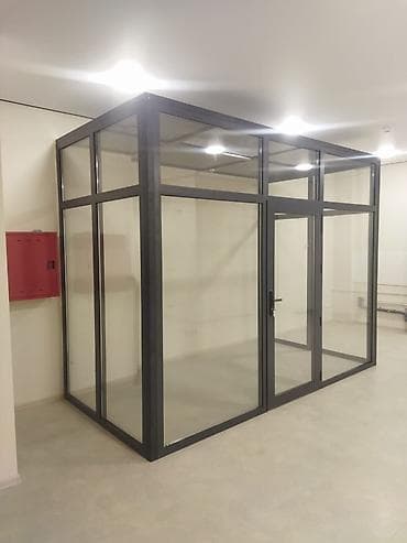 швея заказ: Алюминиевое окно на заказ, Тип окна: Панорамные, Декоративные особенности: Другие особенности, Платная установка, Без рассрочки — 1