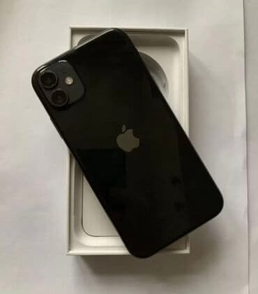 apple watch 5 бишкек цена: IPhone 11, Колдонулган, 64 ГБ, Кара, Куту — 1