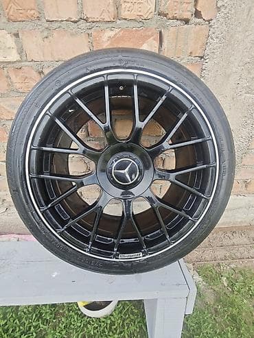м113 5 5: Диски R 19 AMG, Пара, отверстий - 5, Б/у — 2
