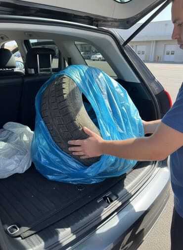 большие шины: Шины 205 / 65 / R 15, Зима, Пара, Легковые, Bridgestone — 1