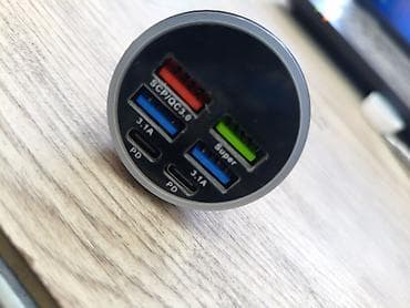 usb carplay: Автомобильное зарядное устройство с множеством портов Характеристики — 1