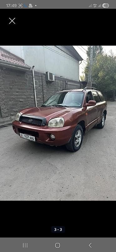 Hyundai Santa Fe: 2001 г., Бензин, Кроссовер